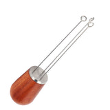Stainless Steel Needle Type Coffee Powder Distributor Wood Handle Coffee Distribution Tool - Extra Image