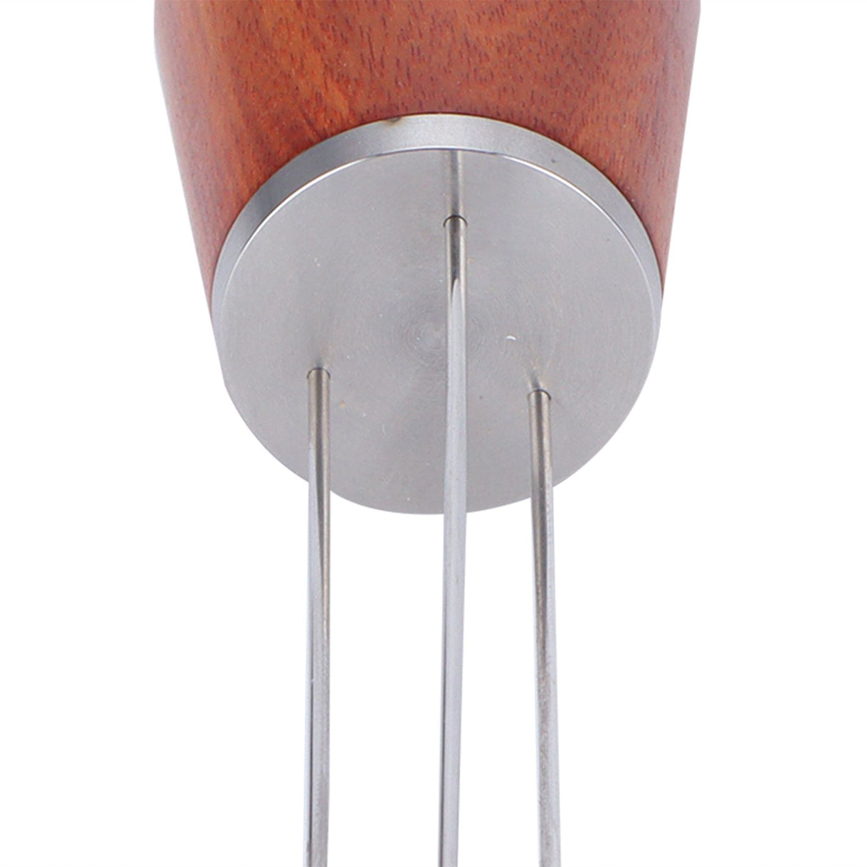 Stainless Steel Needle Type Coffee Powder Distributor Wood Handle Coffee Distribution Tool