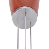 Stainless Steel Needle Type Coffee Powder Distributor Wood Handle Coffee Distribution Tool