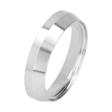 51mm Coffee Powder Dosing Ring Stainless Steel Dosing Funnel Coffee Machine Accessory - 45-Degree Angle
