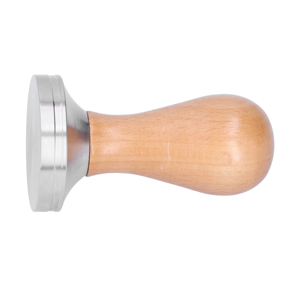 51mm Coffee Tamper Stainless Steel Coffee Powder Press Hammer with Wood Handle Tool
