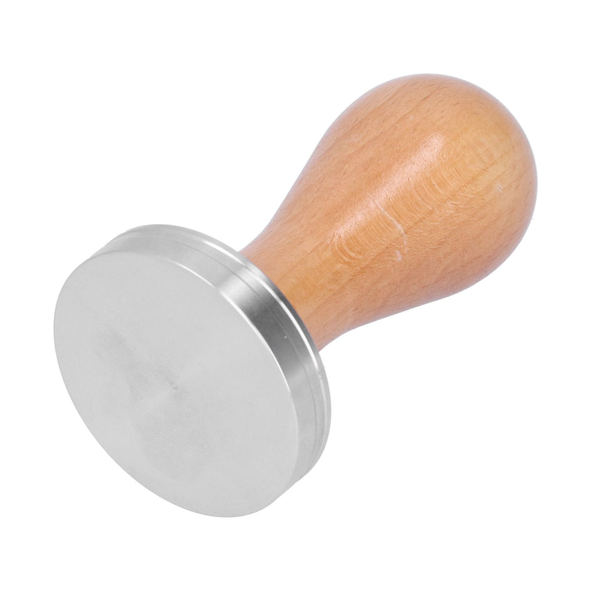 51mm Coffee Tamper Stainless Steel Coffee Powder Press Hammer with Wood Handle Tool