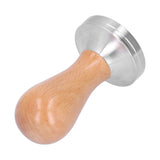 51mm Coffee Tamper Stainless Steel Coffee Powder Press Hammer with Wood Handle Tool - Extra Image
