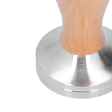 51mm Coffee Tamper Stainless Steel Coffee Powder Press Hammer with Wood Handle Tool - Extra Image