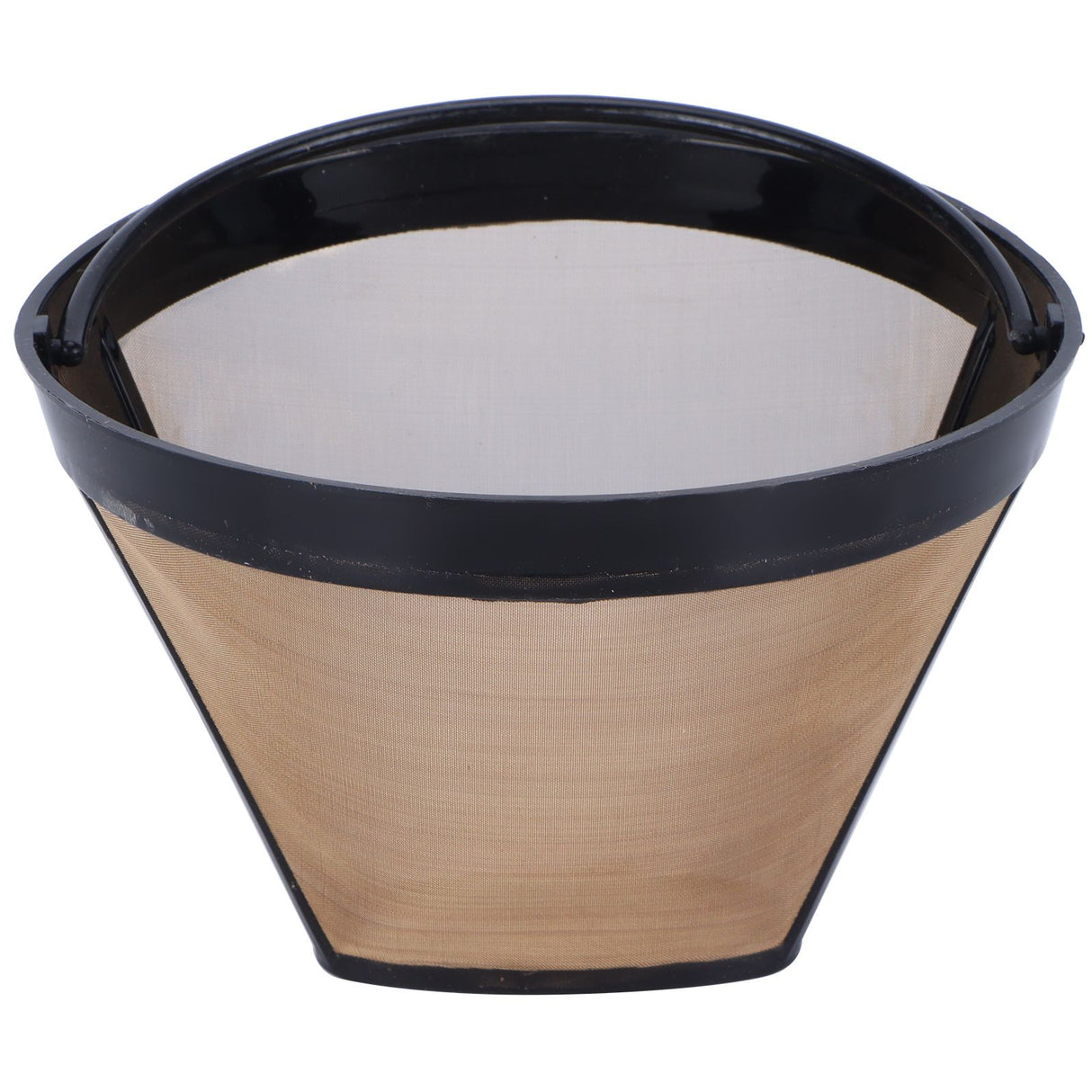 Stainless Steel Coffee Filter Coffee Machine Reusable Cone Coffee Filter Strainer Gold