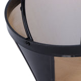 Stainless Steel Coffee Filter Coffee Machine Reusable Cone Coffee Filter Strainer Gold - Extra Image