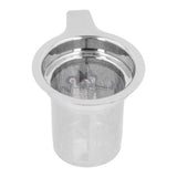 Stainless Steel Tea Filter Infuser Basket Loose Leaf Fine Mesh Tea Strainer Teaware - Top-Down View