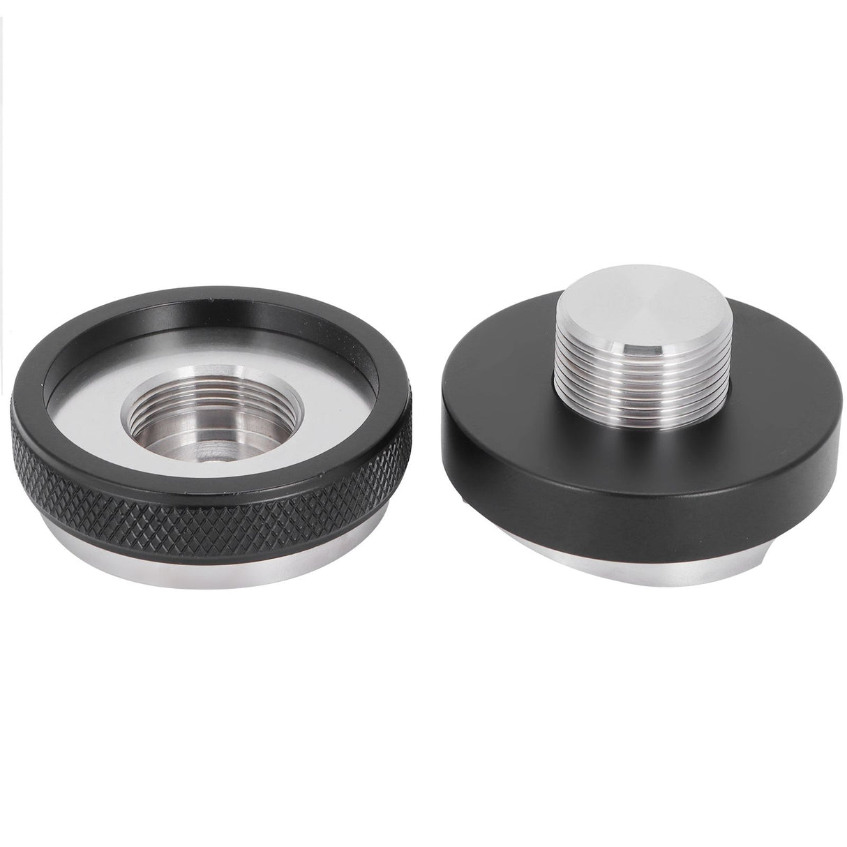 51mm Coffee Distributor 3 Angled Slopes Double Head Adjustable Height Coffee Tamper