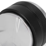 51mm Coffee Distributor 3 Angled Slopes Double Head Adjustable Height Coffee Tamper