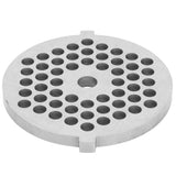Meat Grinder Plate Disc Iron Base Carbon Steel Grinding Blade Replacement for Mincer Machine - 45-Degree Angle