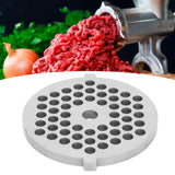 Meat Grinder Plate Disc Iron Base Carbon Steel Grinding Blade Replacement for Mincer Machine