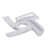 Electric Mincer Blade Stainless Steel Cross Grinding Plate Replacement Accessories - Side View