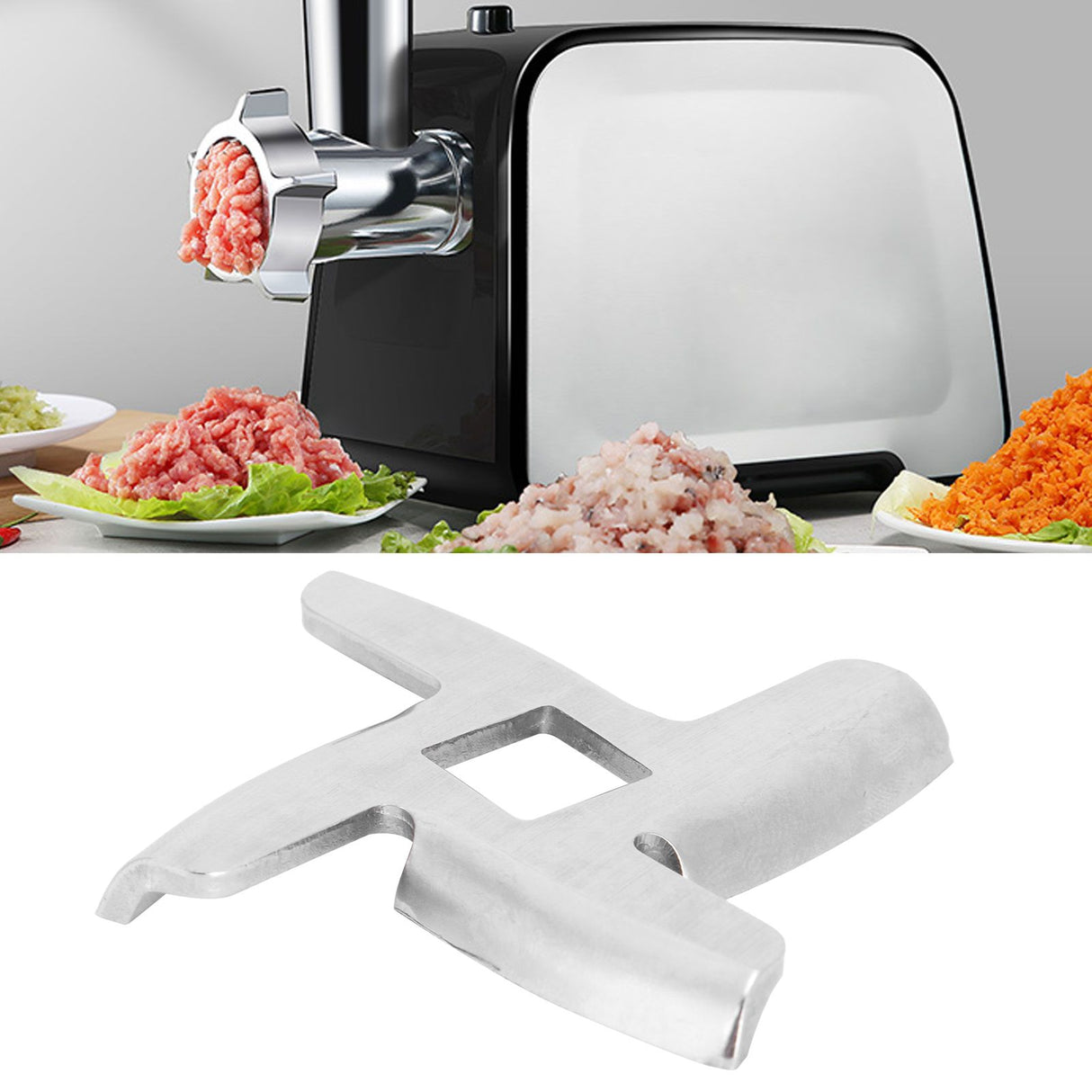 Meat Grinder Blade Food Grinding Plate Disc Attachment Part for Electric Meat Mincer