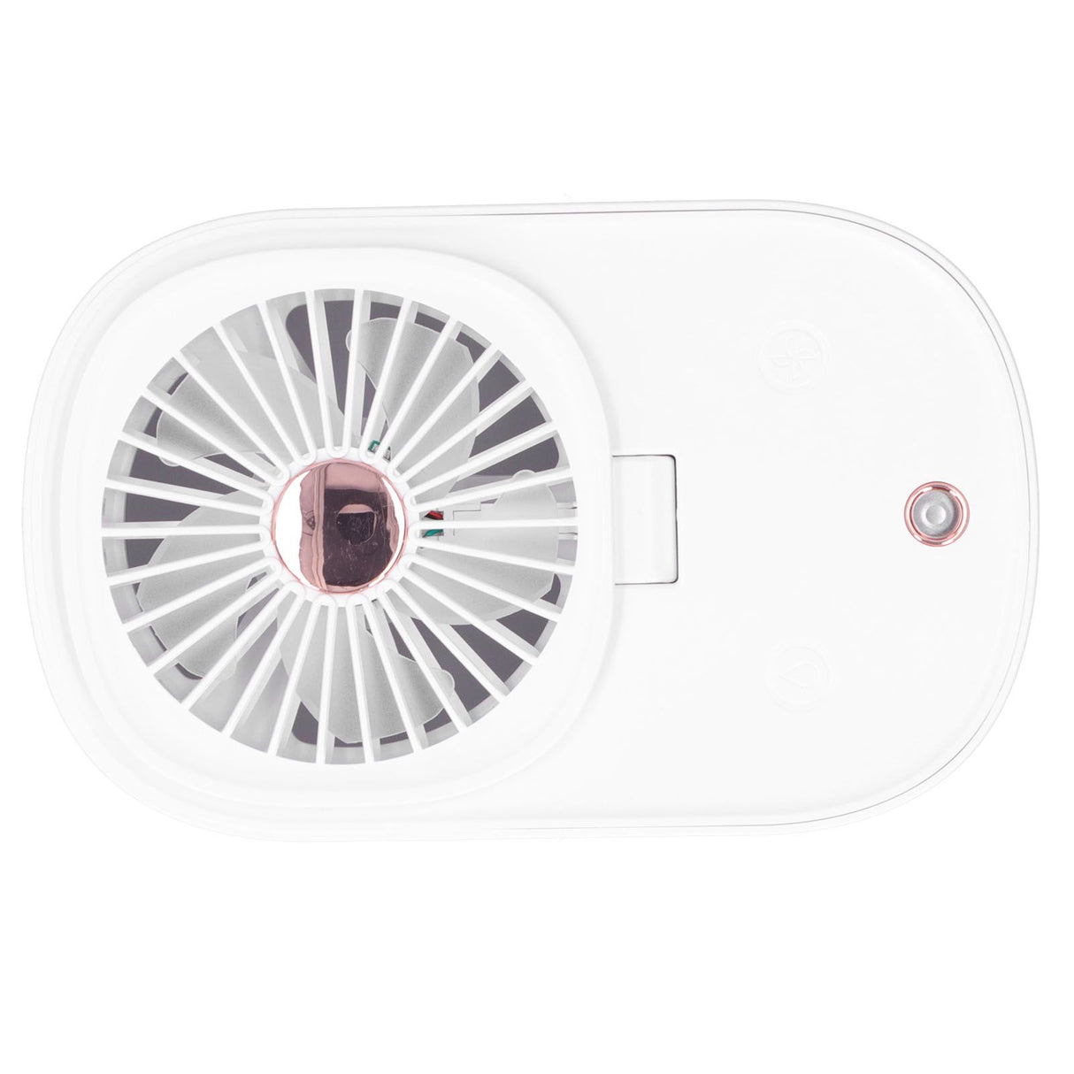 90 Degree Folding Electric Fan 2 in1 Portable Humidifying Electric Fan for Home OfficeWhite