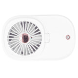 90 Degree Folding Electric Fan 2 in1 Portable Humidifying Electric Fan for Home OfficeWhite
