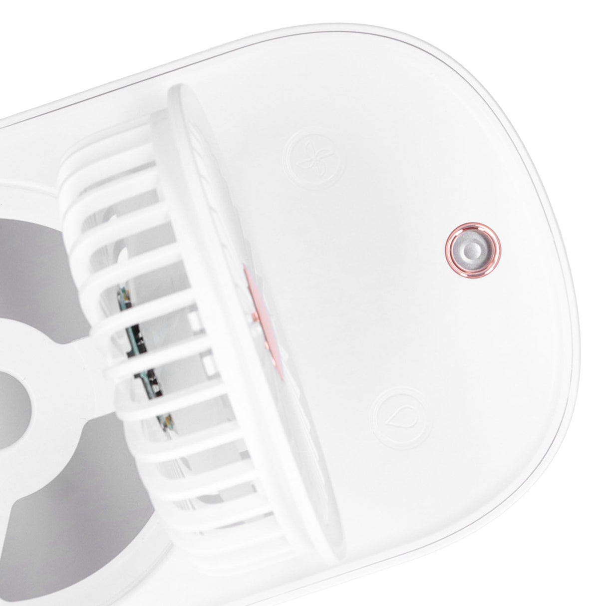 90 Degree Folding Electric Fan 2 in1 Portable Humidifying Electric Fan for Home OfficeWhite