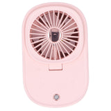 90 Degree Folding Electric Fan 2 in1 Portable Humidifying Electric Fan for Home OfficePink