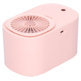 90 Degree Folding Electric Fan 2 in1 Portable Humidifying Electric Fan for Home OfficePink