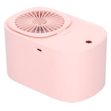 90 Degree Folding Electric Fan 2 in1 Portable Humidifying Electric Fan for Home OfficePink - 45-Degree Angle