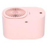 90 Degree Folding Electric Fan 2 in1 Portable Humidifying Electric Fan for Home OfficePink