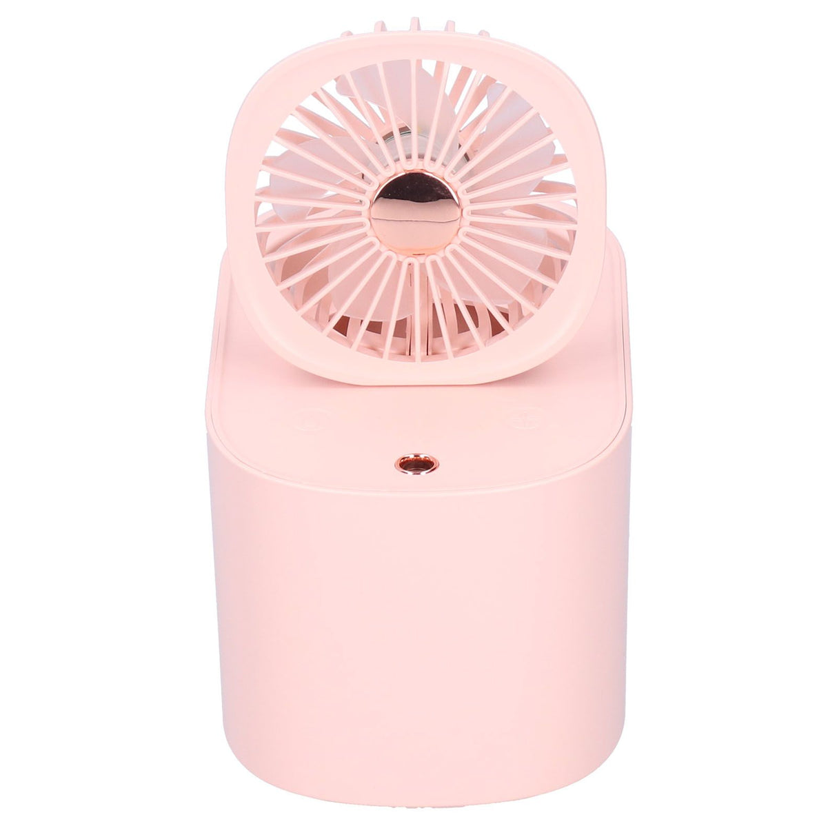 90 Degree Folding Electric Fan 2 in1 Portable Humidifying Electric Fan for Home OfficePink