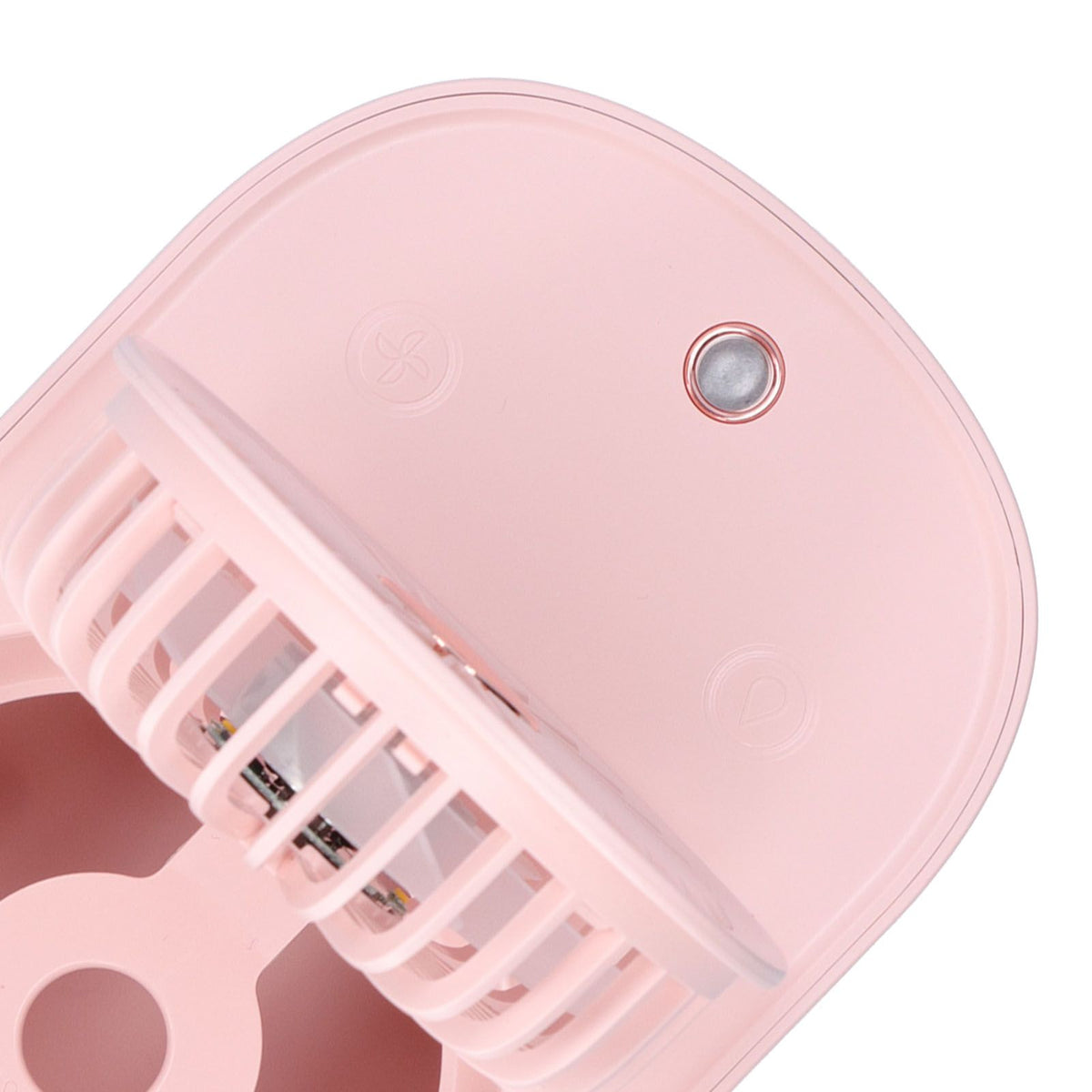 90 Degree Folding Electric Fan 2 in1 Portable Humidifying Electric Fan for Home OfficePink