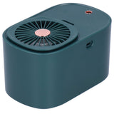 90 Degree Folding Electric Fan 2 in1 Portable Humidifying Electric Fan for Home OfficeDark Blue