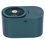 90 Degree Folding Electric Fan 2 in1 Portable Humidifying Electric Fan for Home OfficeDark Blue