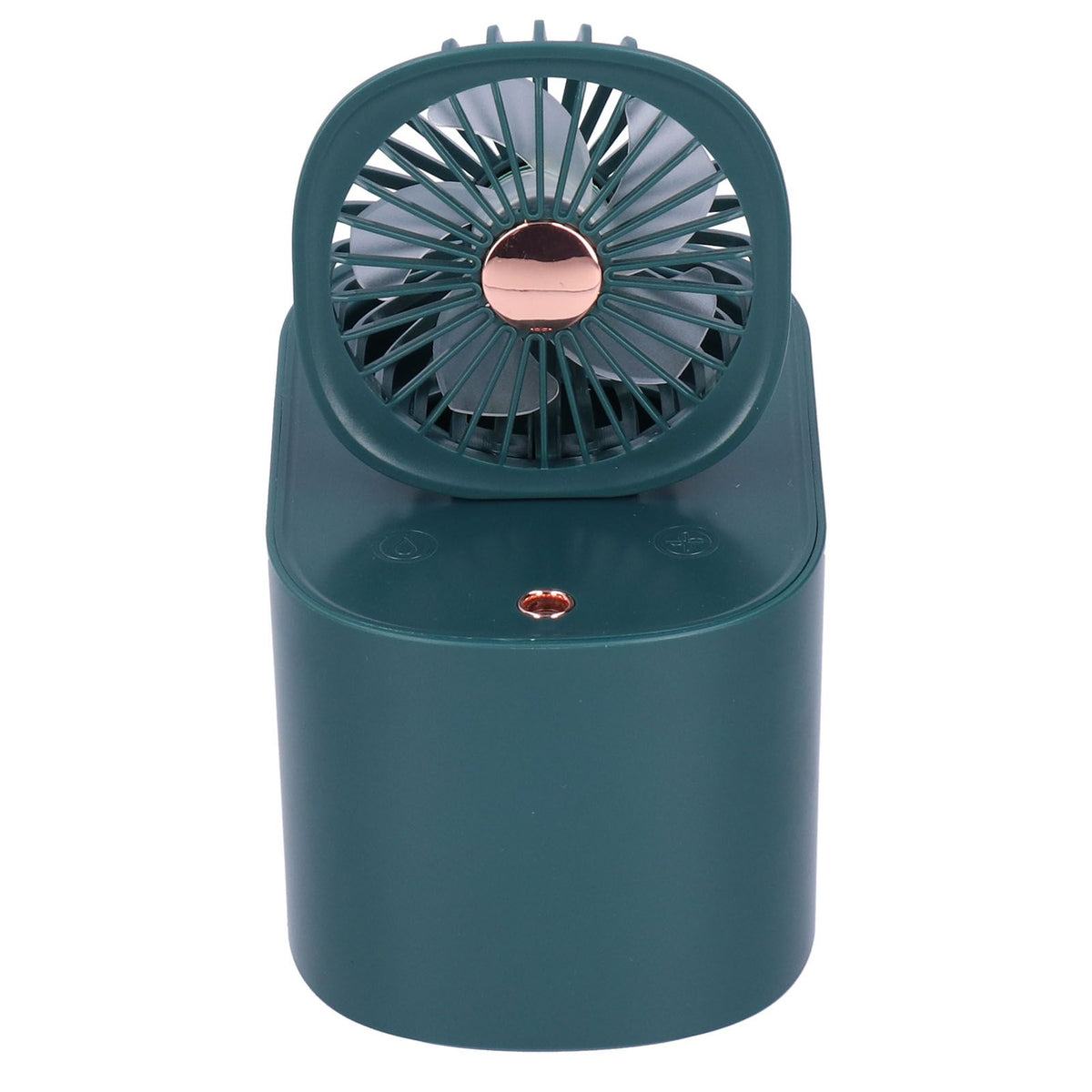 90 Degree Folding Electric Fan 2 in1 Portable Humidifying Electric Fan for Home OfficeDark Blue