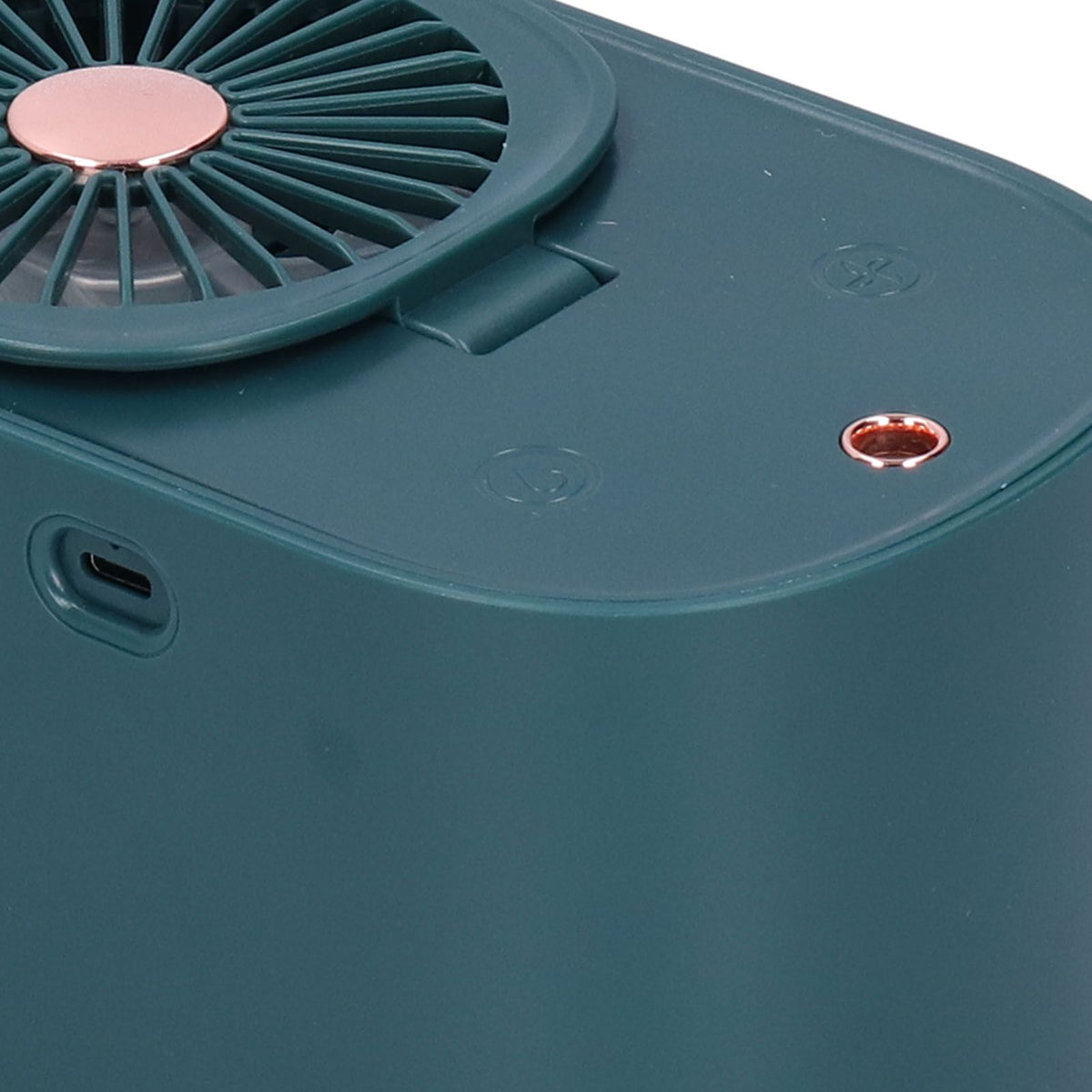 90 Degree Folding Electric Fan 2 in1 Portable Humidifying Electric Fan for Home OfficeDark Blue