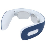 Neck Massager USB Charging Mini Intelligent Holographic Pulsed Shoulder Therapy Machine Blue