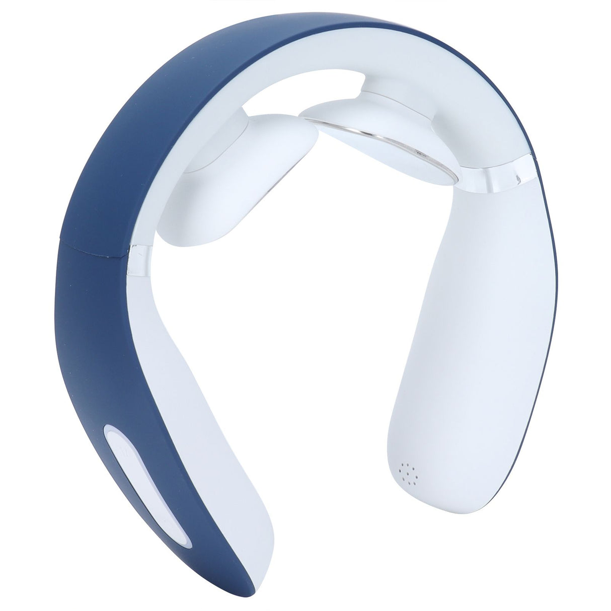Neck Massager USB Charging Mini Intelligent Holographic Pulsed Shoulder Therapy Machine Blue