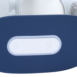 Neck Massager USB Charging Mini Intelligent Holographic Pulsed Shoulder Therapy Machine Blue