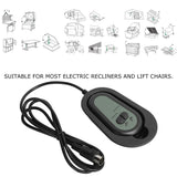 Electric Sofa Controller 2 Button Lift Chair Hand Control 5 Pin for Electric Recliner - Extra Image