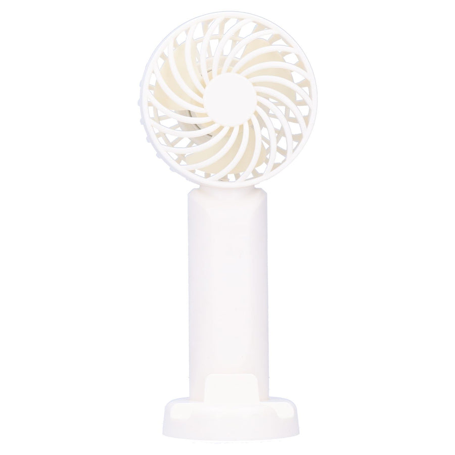 3‑Gear Adjustable Fan Portable Handheld Mobile Phone Holder Electric Fan for DormitoryWhite