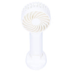 3‑Gear Adjustable Fan Portable Handheld Mobile Phone Holder Electric Fan for DormitoryWhite