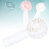 3‑Gear Adjustable Fan Portable Handheld Mobile Phone Holder Electric Fan for DormitoryWhite - Extra Image