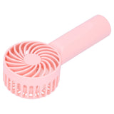 3‑Gear Adjustable Fan Portable Handheld Mobile Phone Holder Electric Fan for DormitoryPink