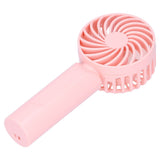 3‑Gear Adjustable Fan Portable Handheld Mobile Phone Holder Electric Fan for DormitoryPink - Low Angle