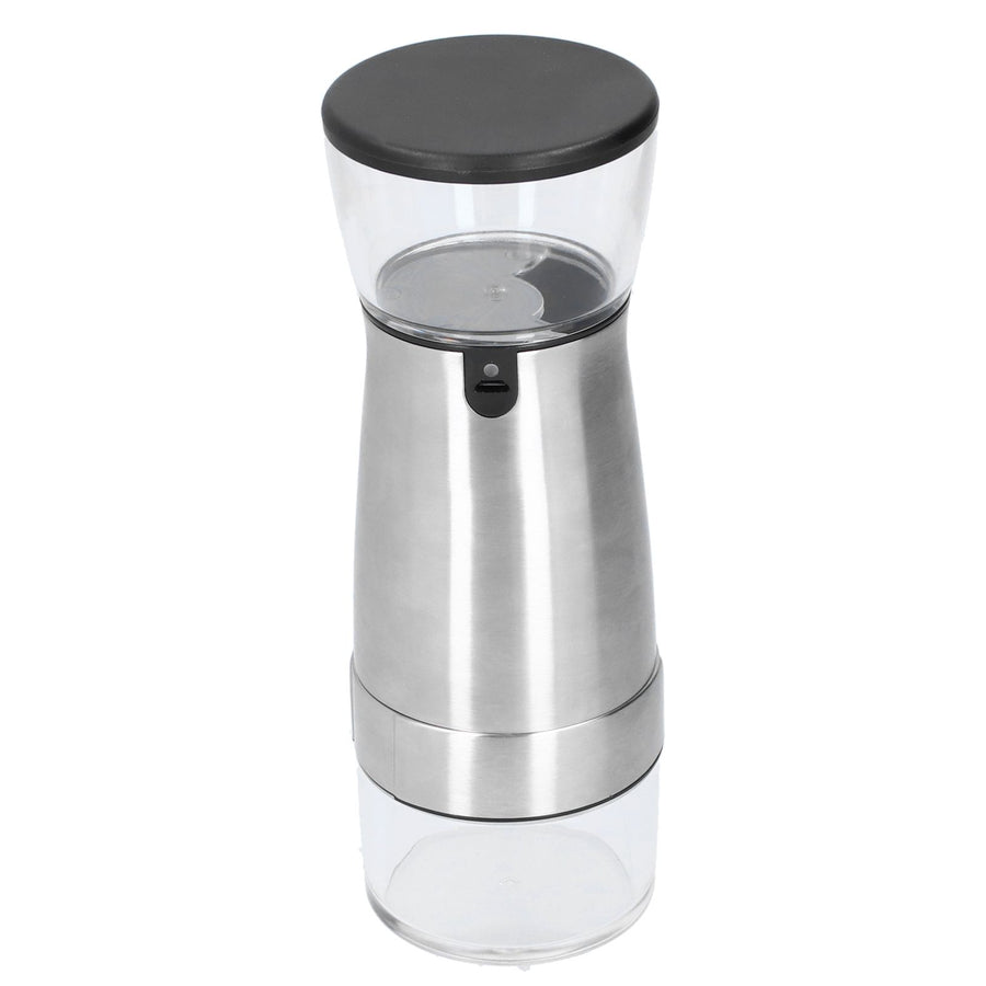 Stainless Steel Electric Grinder USB Charging Automatic Pepper Coffee Bean Crusher for Home Use