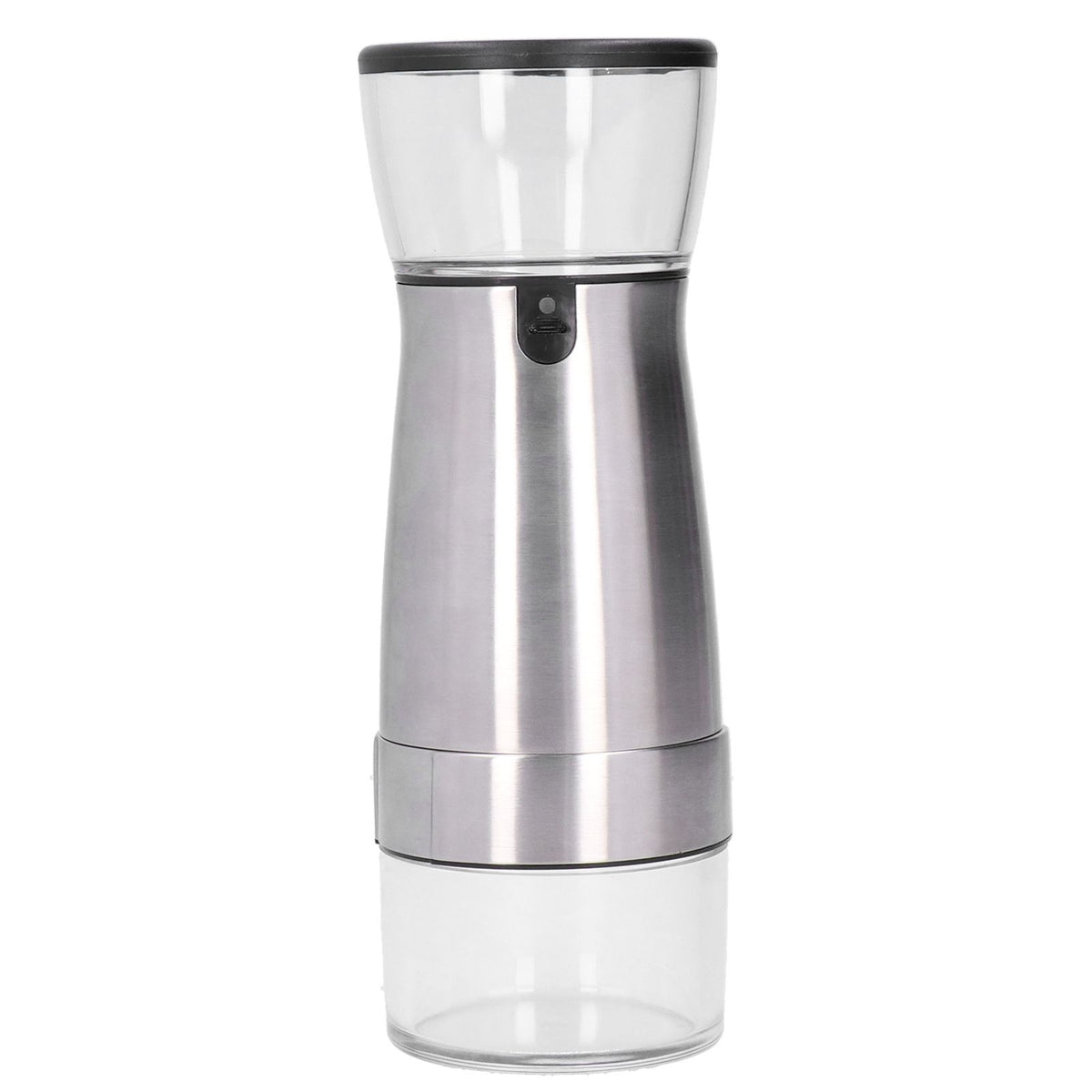 Stainless Steel Electric Grinder USB Charging Automatic Pepper Coffee Bean Crusher for Home Use