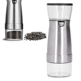 Stainless Steel Electric Grinder USB Charging Automatic Pepper Coffee Bean Crusher for Home Use