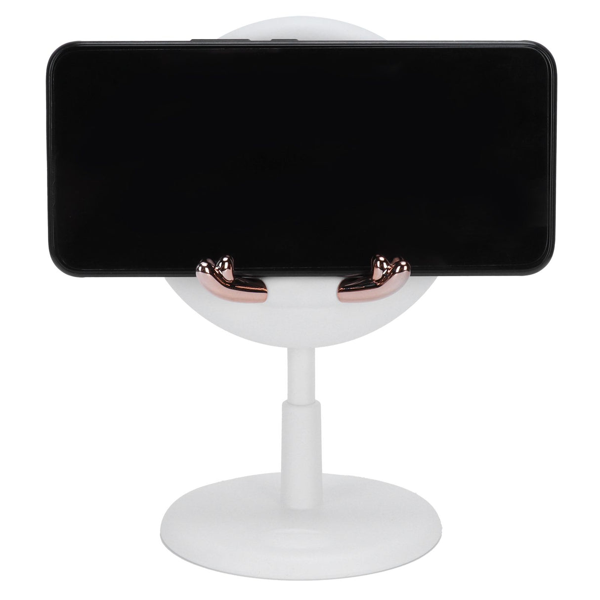 Cute Mobile Phone Holder Folding Mobile Phone Desktop Bracket for Live BroadcastWhite