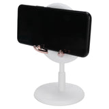 Cute Mobile Phone Holder Folding Mobile Phone Desktop Bracket for Live BroadcastWhite