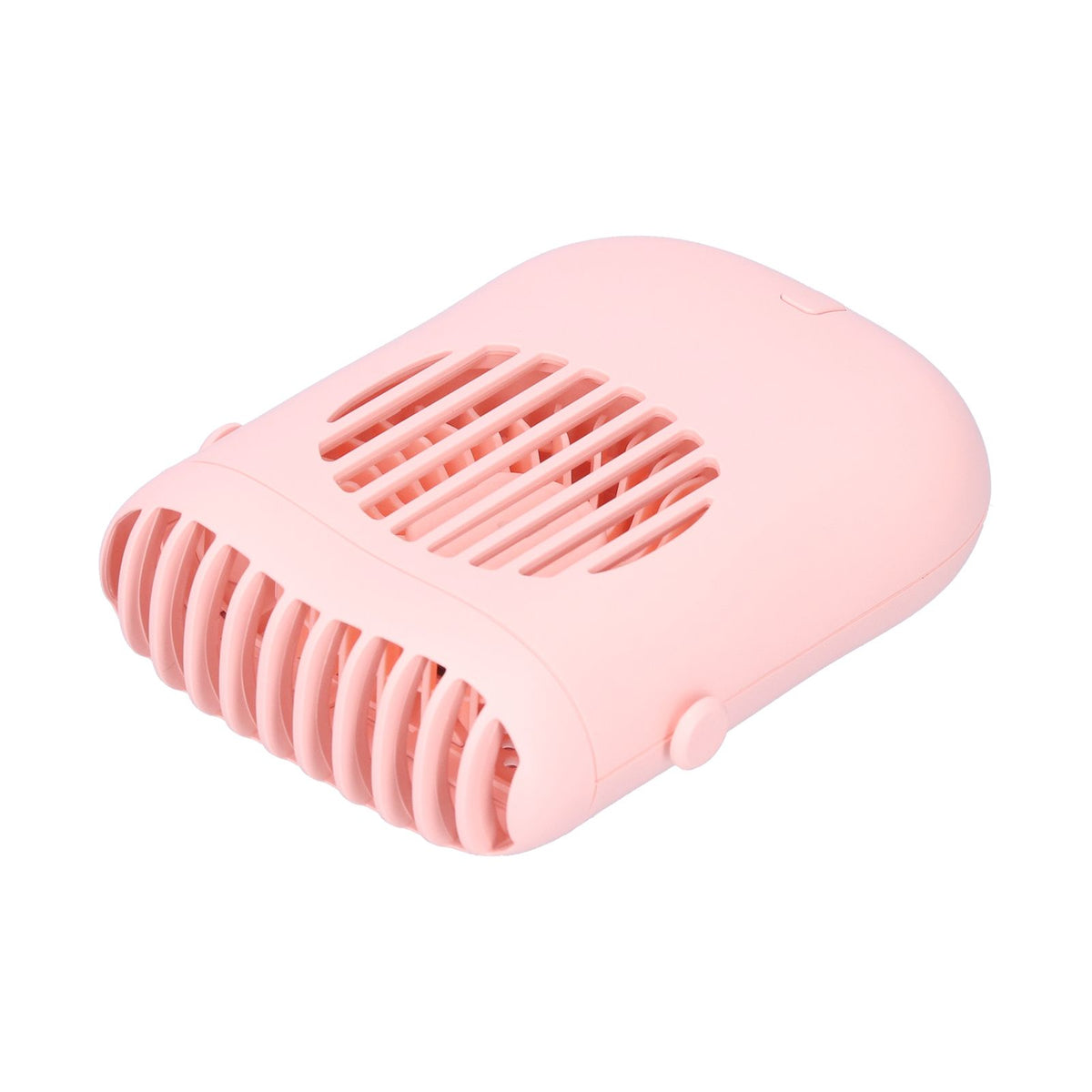 Hand-Held Mini Fan USB Charging Waist Hanging Fan for Home Office Traveling Pink