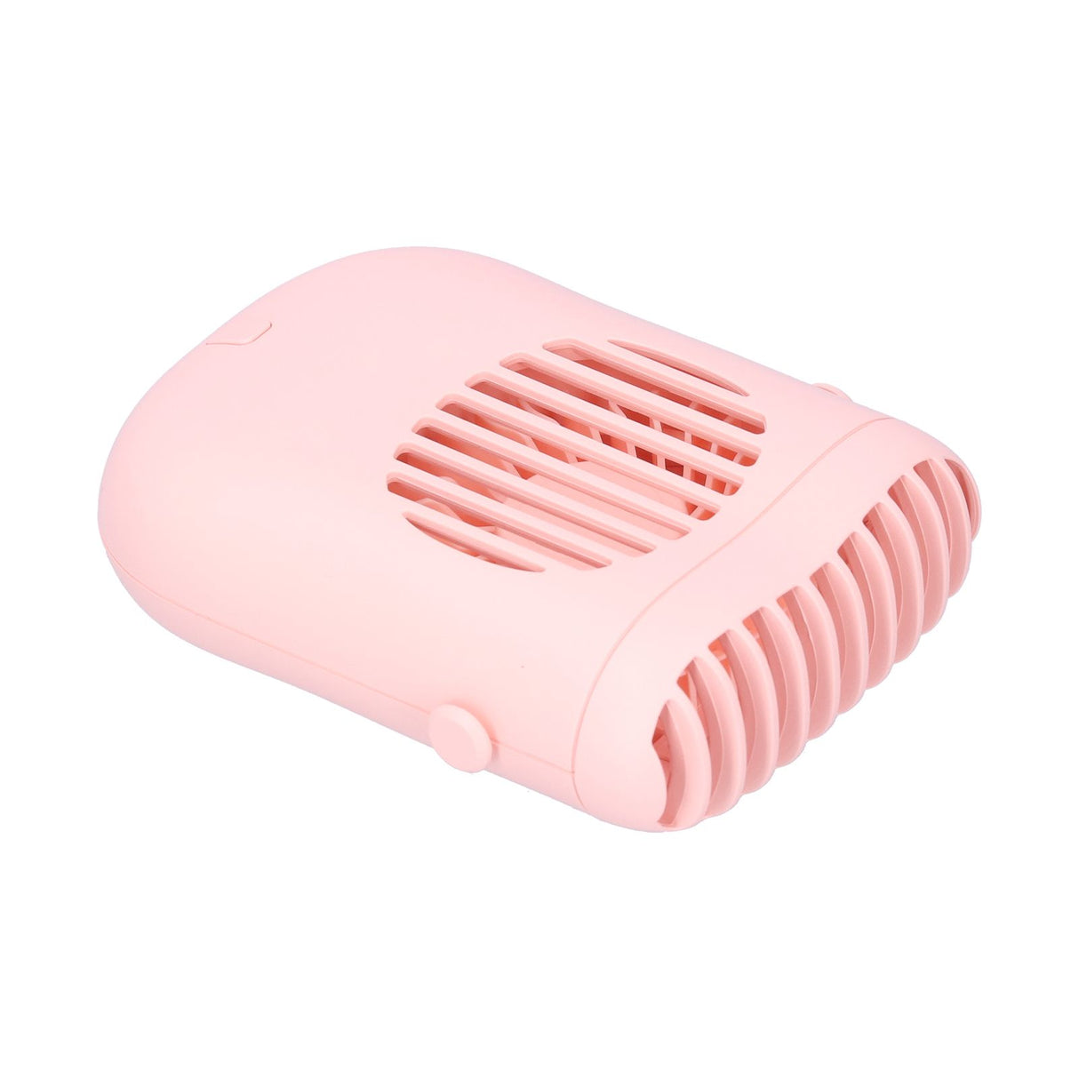Hand-Held Mini Fan USB Charging Waist Hanging Fan for Home Office Traveling Pink