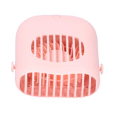 Hand-Held Mini Fan USB Charging Waist Hanging Fan for Home Office Traveling Pink - Extra Image