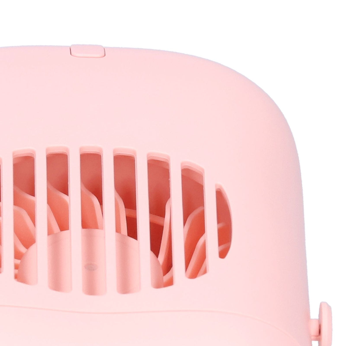 Hand-Held Mini Fan USB Charging Waist Hanging Fan for Home Office Traveling Pink