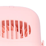 Hand-Held Mini Fan USB Charging Waist Hanging Fan for Home Office Traveling Pink - Extra Image