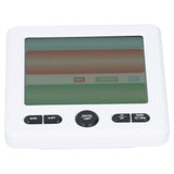 LCD Electronic Alarm Clock Temperature Humidity Monitoring Alarm for Indoor Home UseWhite